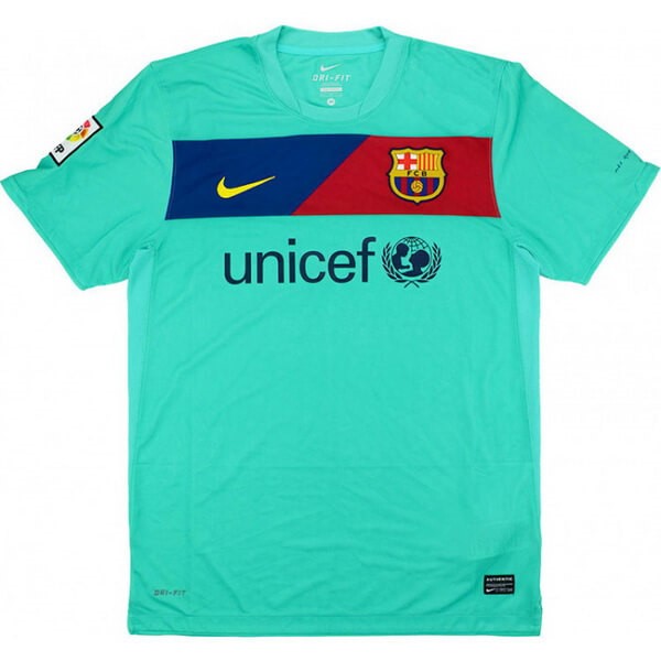 Tailandia Camiseta Barcelona 2ª Kit Retro 2010 2011 Verde